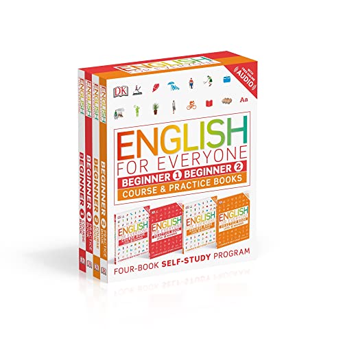English for Everyone: Beginner Box Set: Course and Practice Books―Four-Book Self-Study Program (DK English for Everyone)